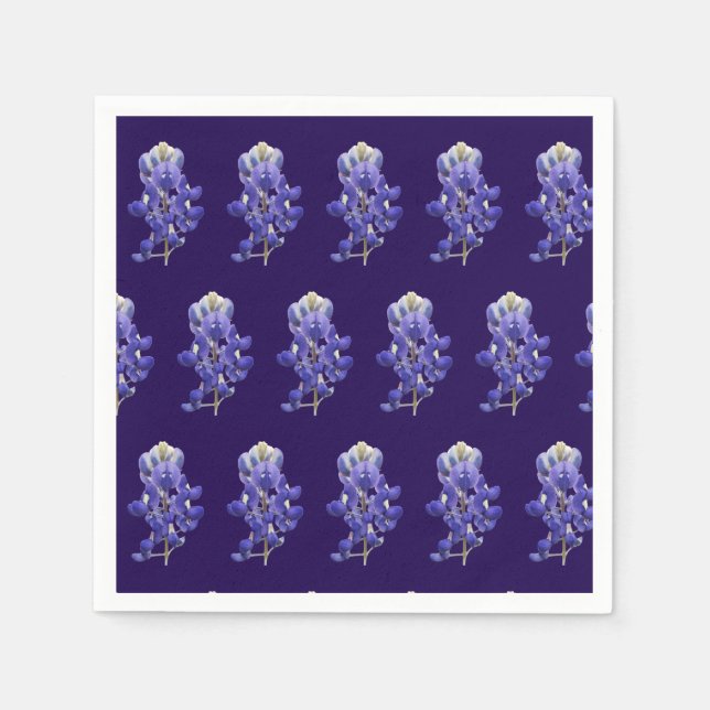 Guardanapo De Papel Texas Bluebonnet (Frente)