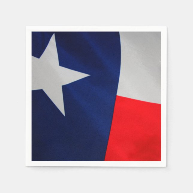 Guardanapo De Papel Texas Flag Cocktail Napkins (Frente)