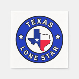 Guardanapo De Papel Texas Lone Star