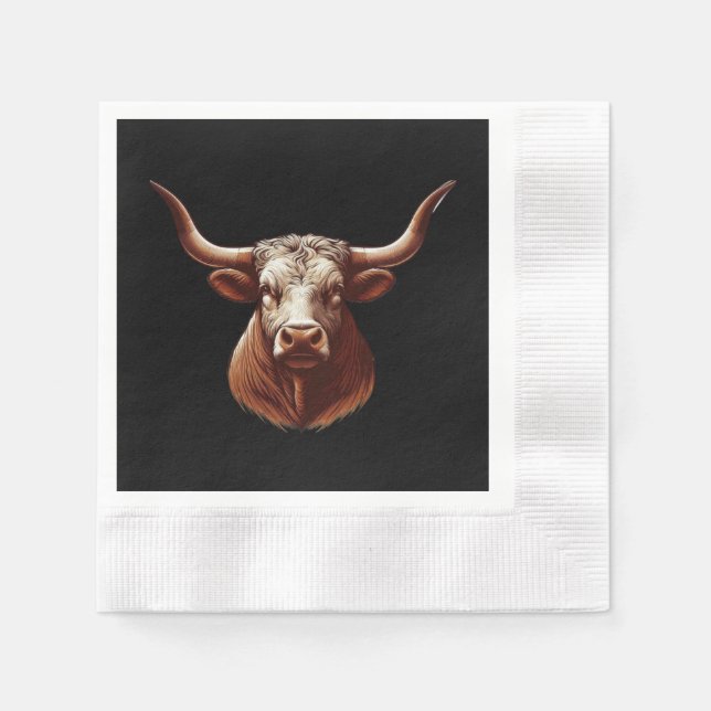 Guardanapo De Papel Texas Longhorn (Frente)