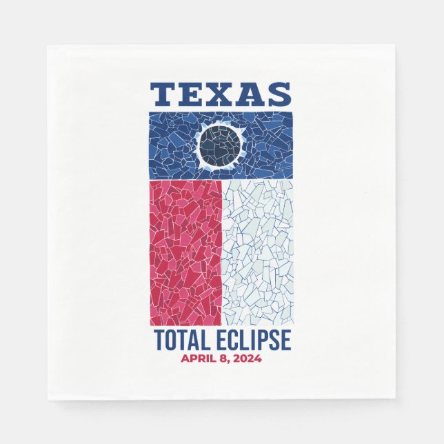 Guardanapo De Papel Texas Total Eclipse Napkins (Frente)