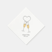Texto Personalizado do Amor e Champanhe Cocktail N