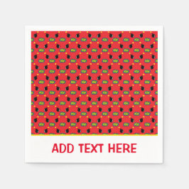 Guardanapo De Papel Texto personalizado do Bang Boom Bang Boom do Supe