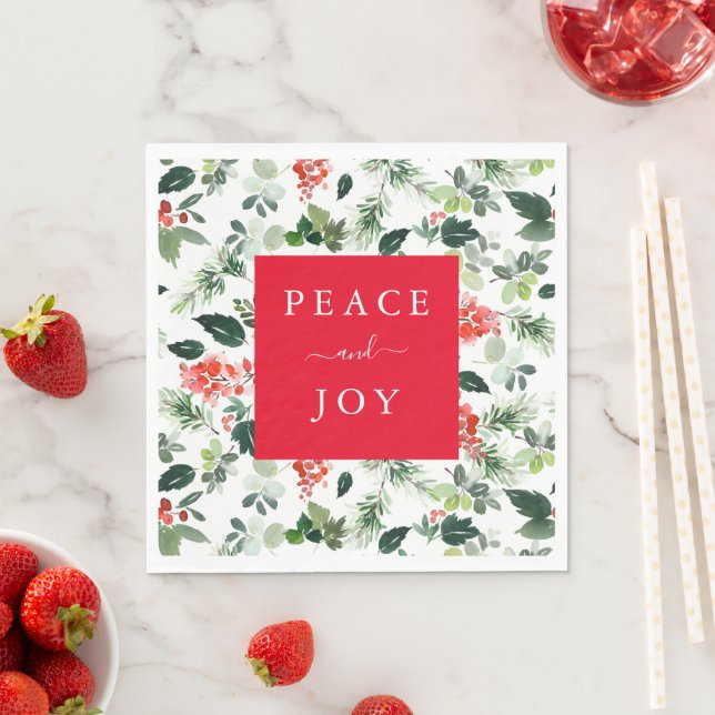 Guardanapo De Papel Texto Personalizado Papel de Feriado Nápoles (Insitu)