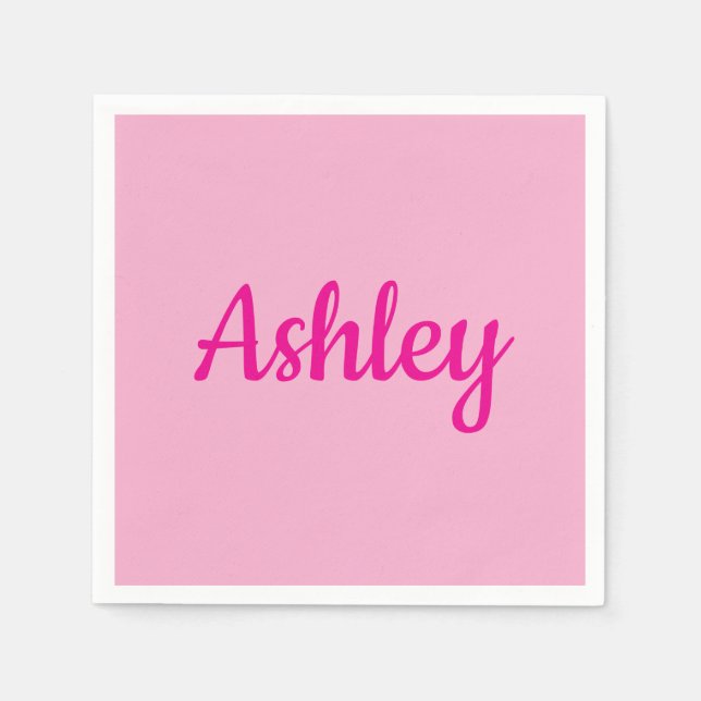 Guardanapo De Papel Texto Personalizável legal (Frente)