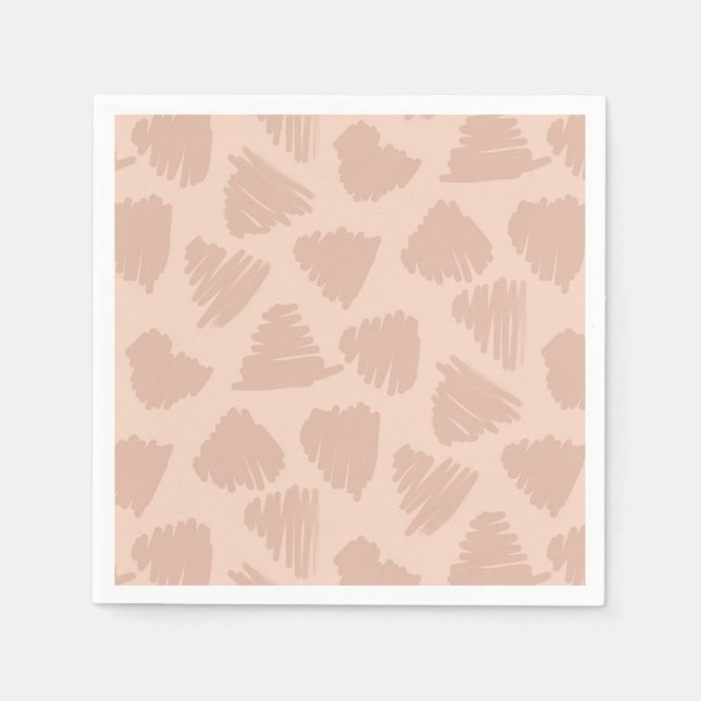 Guardanapo De Papel Textura De Florestas De Ferro De Outono Em Tom (Frente)