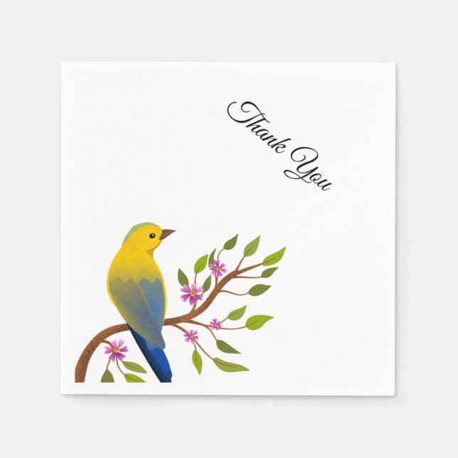 Guardanapo De Papel Thank You Star Pastel Gradient Party Paper Napkins (Frente)