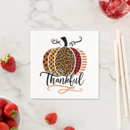 Guardanapo De Papel Thankful Pumpkin Patchwork