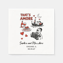 That's Amore Funky Italiano para Casamento Chá de 