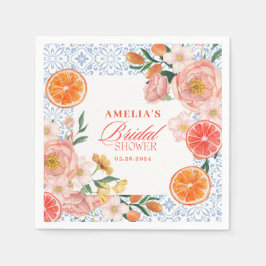 Guardanapo De Papel Thats amore mediterranean citrus Bridal shower 