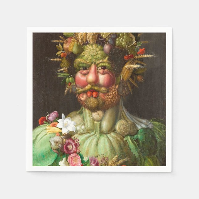 Guardanapo De Papel The Four Seasons: Vertumnus - Giuseppe Arcimboldo (Frente)