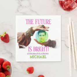 Guardanapo De Papel The Future Is Bright Fortune Teller Graduation