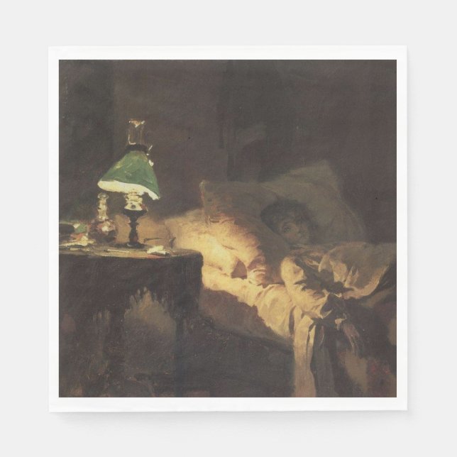 Guardanapo De Papel The Ill Woman (por Vasily Polenov) (Frente)