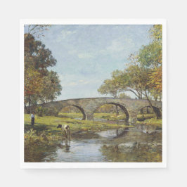 Guardanapo De Papel The Old Bridge (por Theodore Robinson)