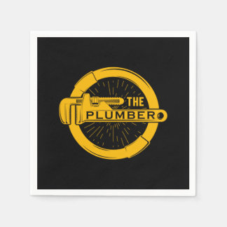 Guardanapo De Papel The Plumber Plumbing Pipe Craft Profession Gift