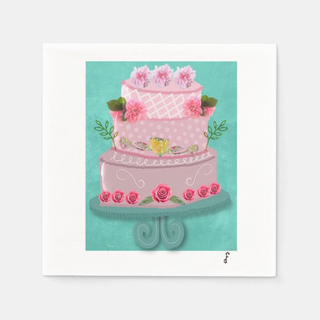 Guardanapo De Papel The RosyCelebration (Frente)