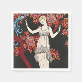 Guardanapo De Papel The Science Tree Evening Dress - George Barbier