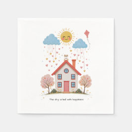 Guardanapo De Papel The sky cried with happiness