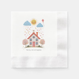 Guardanapo De Papel The sky cried with happiness