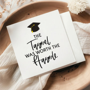 Guardanapo De Papel The Tassel Was Worth The Hassle Graduation Party