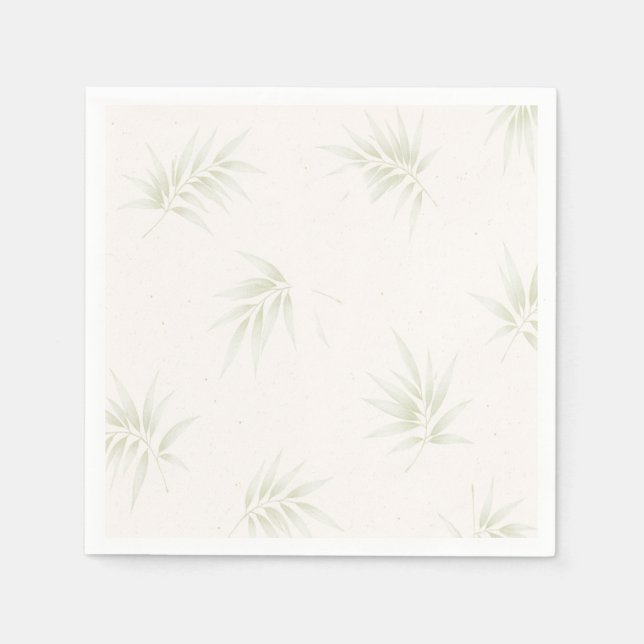 Guardanapo De Papel The Tropical Imperial Bamboo Garden Wedding  (Frente)