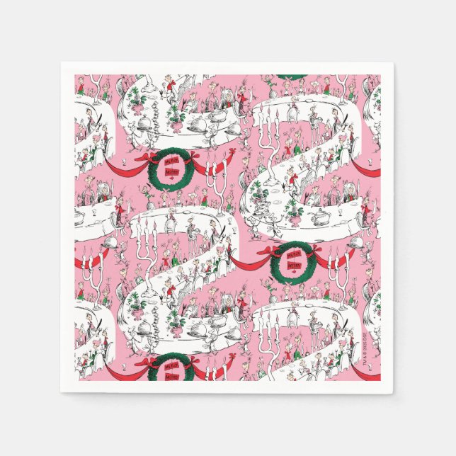 Guardanapo De Papel The Whos' Merry Christmas Feast (Frente)