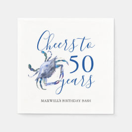 Guardanapo De Papel Theme 50º Aniversário Cocktail Napkins