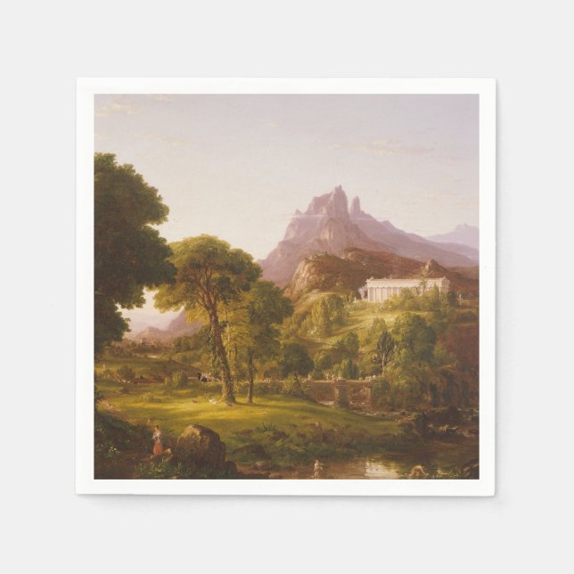 Guardanapo De Papel Thomas Cole Dream of Arcadia (Frente)