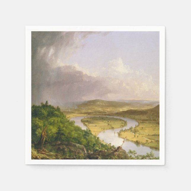 Guardanapo De Papel Thomas Cole O Oxbow Rio Connecticut (Frente)