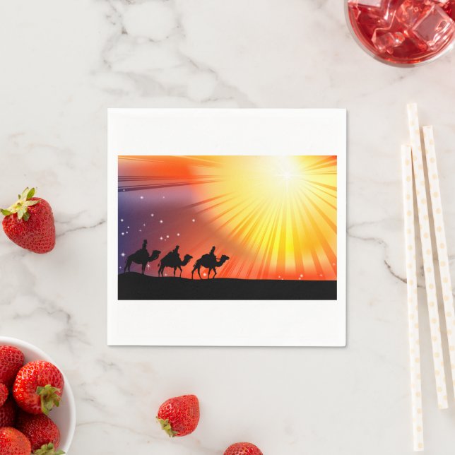 Guardanapo De Papel Three Wise Men Paper Napkins (Insitu)