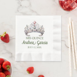 Guardanapo De Papel Tiaro de Quinceanera
