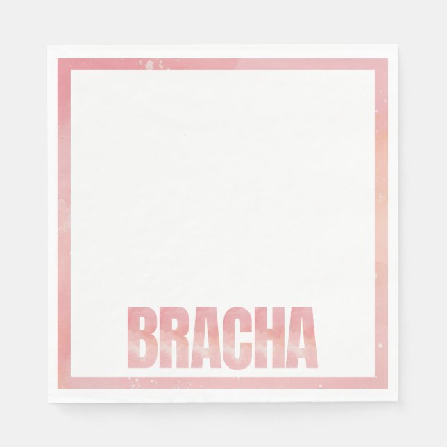 Guardanapo De Papel Tie dye bas mitzva aniversário Napkin1 (Frente)