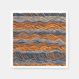 Guardanapo De Papel Tiger Stripes Skin Inspirou Design