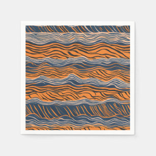 Guardanapo De Papel Tiger Stripes Skin Inspirou Design