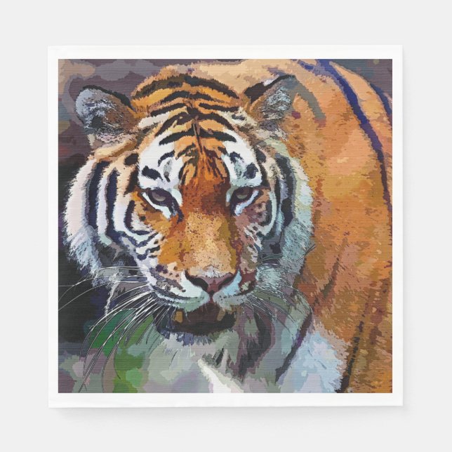 Guardanapo De Papel Tigre (Frente)