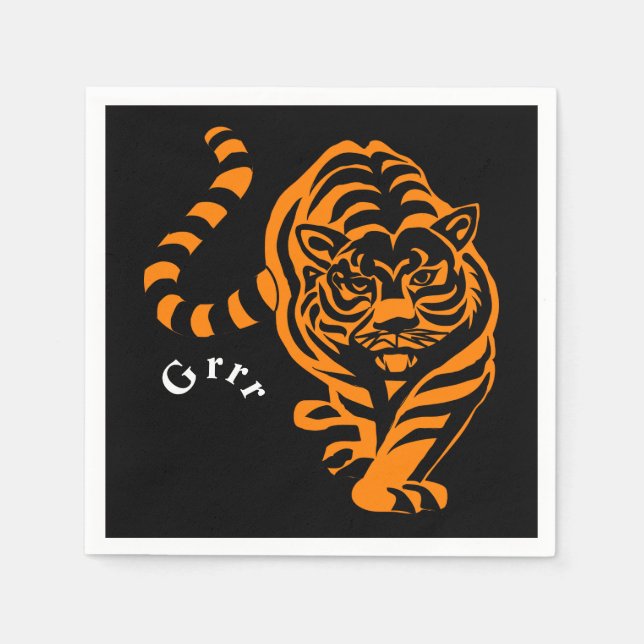 Guardanapo De Papel Tigre (Frente)