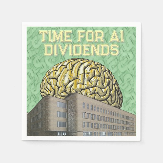 Guardanapo De Papel Time For AI Dividends (Frente)