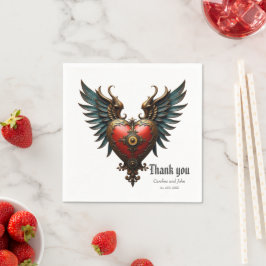 Guardanapo De Papel Timeless love, surreal elegance in steampunk style