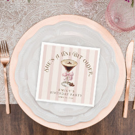 Guardanapo De Papel Tini Bit Older Espresso Martini Festa de aniversár