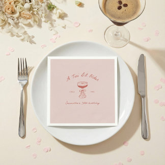 Guardanapo De Papel Tini Bit Older Espresso Martini Scribble Birthday