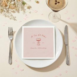 Guardanapo De Papel Tini Um Pouco Mais Velho Espresso Martini Rabisco