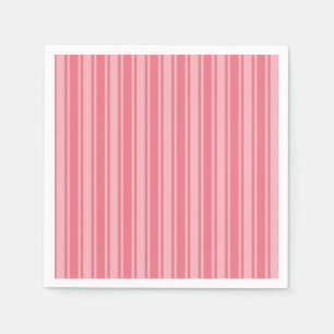 Guardanapo De Papel Tiras de doces cor-de-rosa-coral