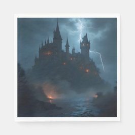 Guardanapo De Papel Toalha de Arte de Fortaleza de Fantasia Gótica - T