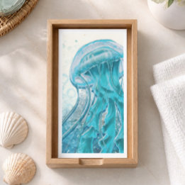 Guardanapo De Papel Toalha de convidado de papel Jellyfish | Captivati