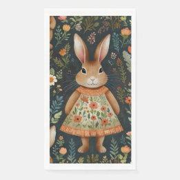 Guardanapo De Papel Toalhas de Convidado Magic Springtime Bunny