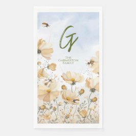 Guardanapo De Papel Toalhas de Convidados Bee's Meadow