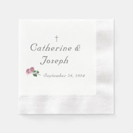 Guardanapo De Papel Toalhete de Papel para Casamento Love is in Bloom