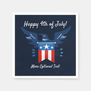 Guardanapo De Papel Toda Águia Americana e Patriótico