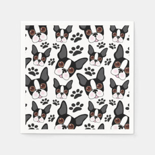 Guardanapo De Papel Todos os americanos Boston Terrier Pet Puppy Dog