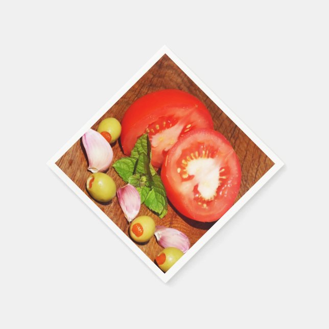 Guardanapo De Papel tomate com cebola (Canto)